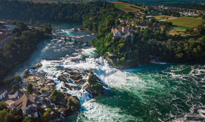 Sciaffusa e le cascate del reno